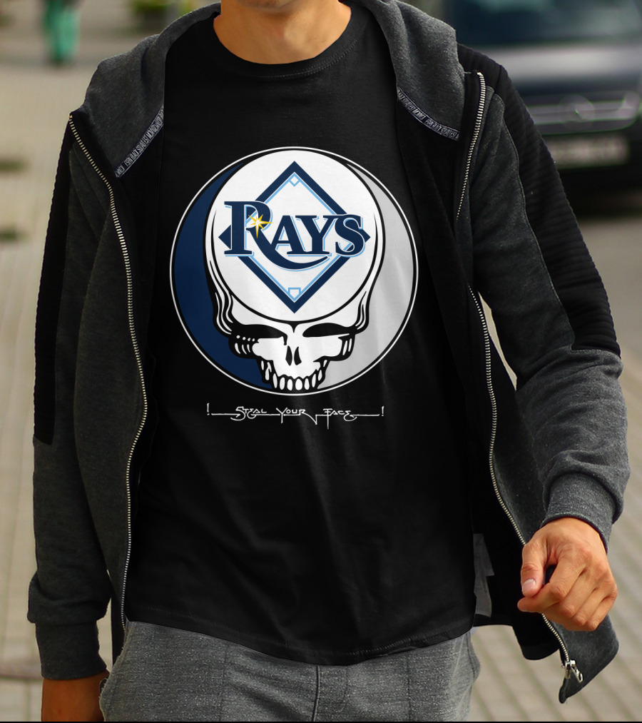 GRATEFUL DEAD Tampa Bay Rays Steal Your Face T-Shirt