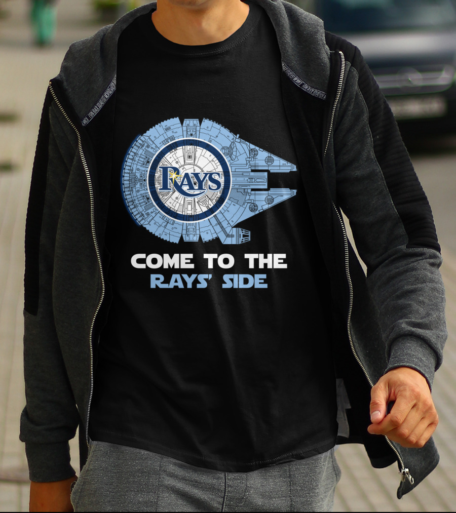 Rays Come To The Rays' Side Millennium Falcon T-Shirt