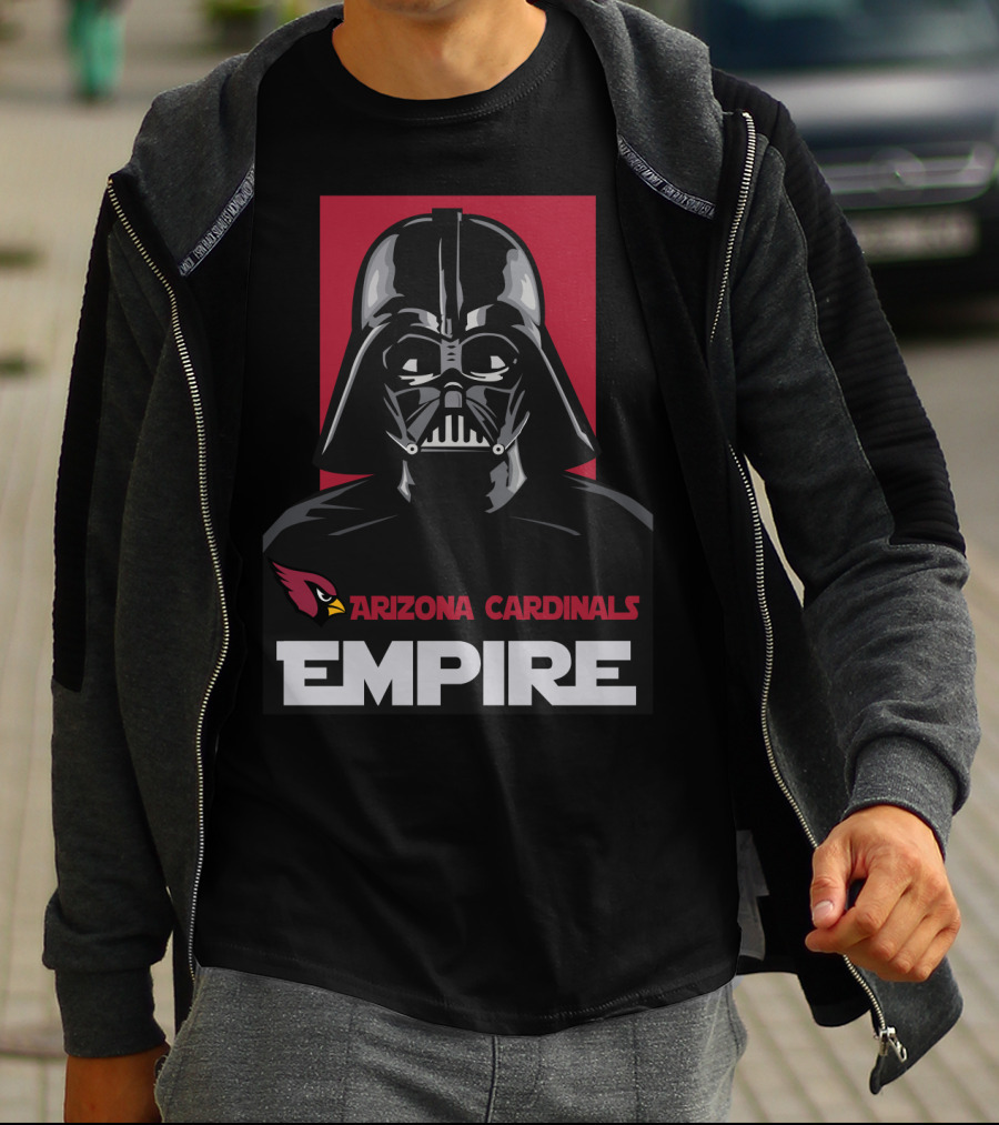 Arizona Cardinals Empire Darth Vader Iconic Fusion T-Shirt