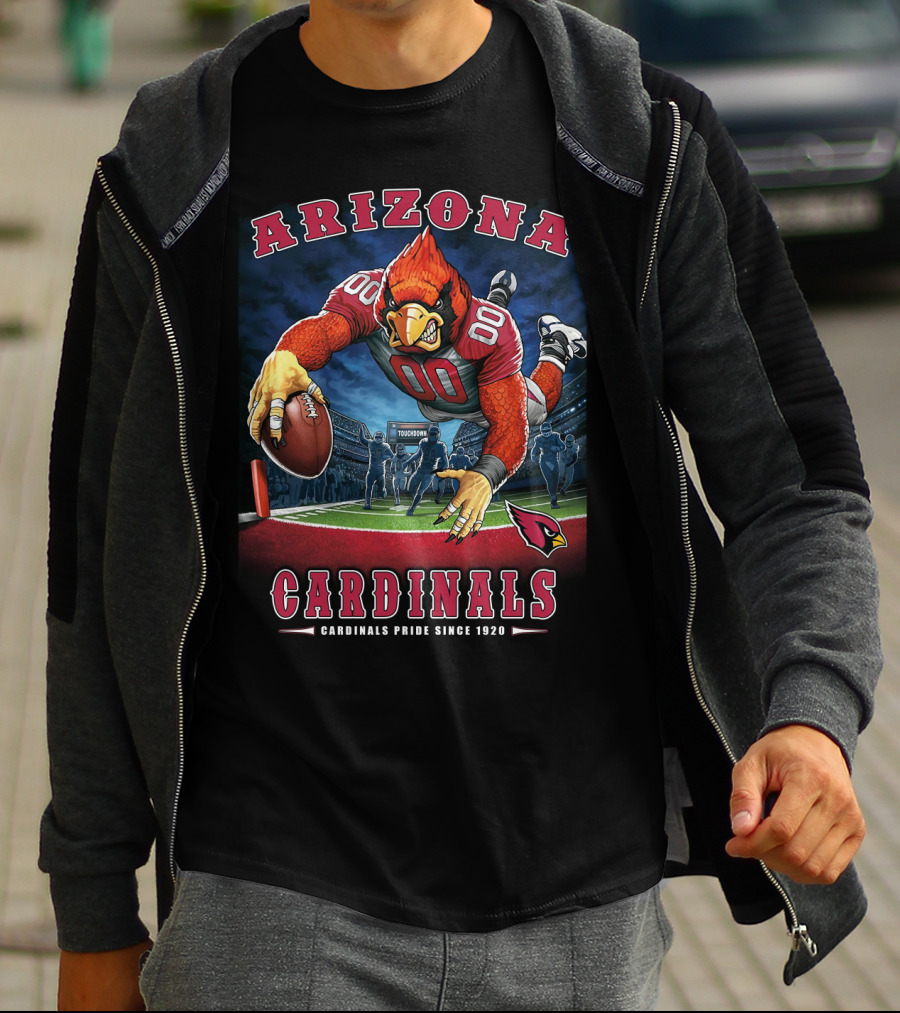 Arizona Cardinals End Zone Touchdown Cardinals Pride Since 1920 T-Shirt