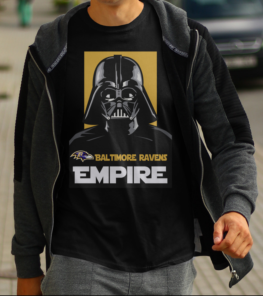 Baltimore Ravens Empire Darth Vader Ravens T-Shirt
