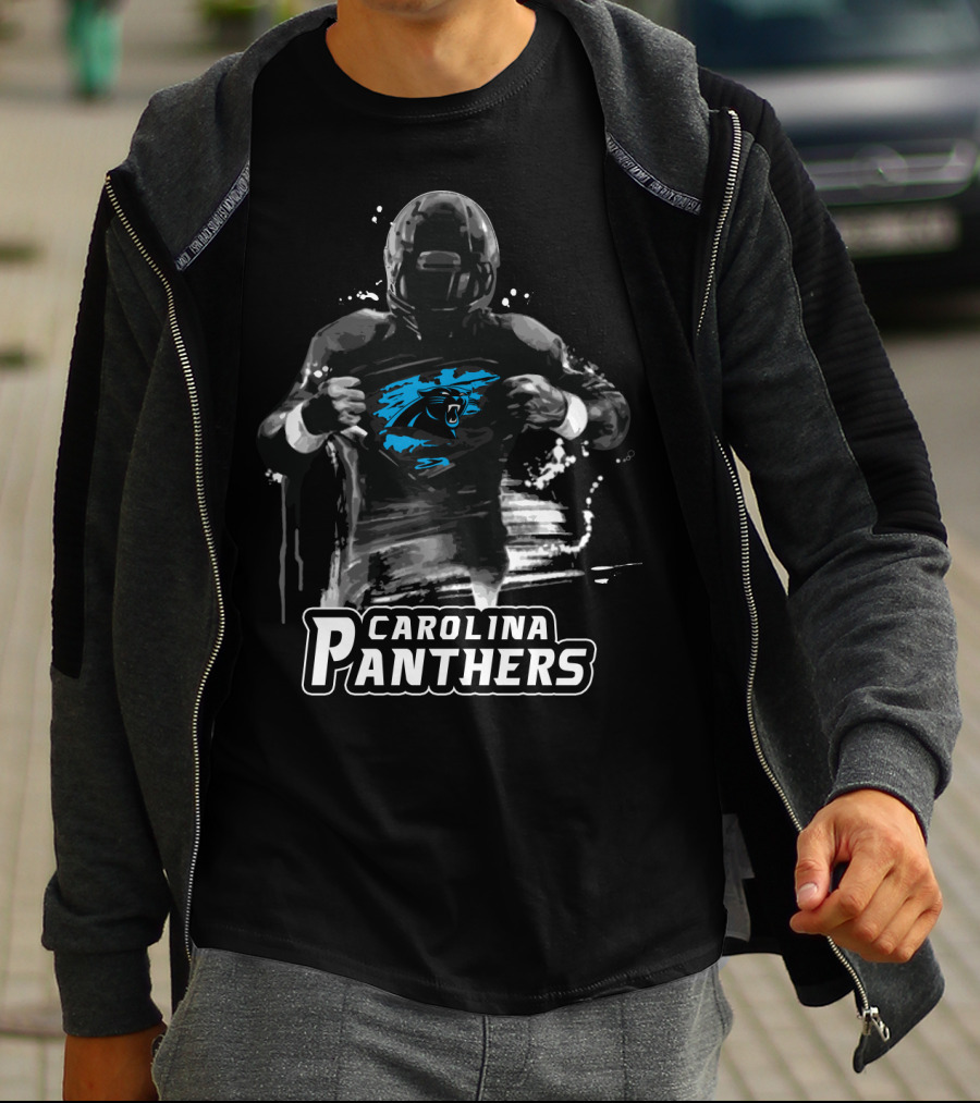 Carolina Panthers Football Superhero T-Shirt