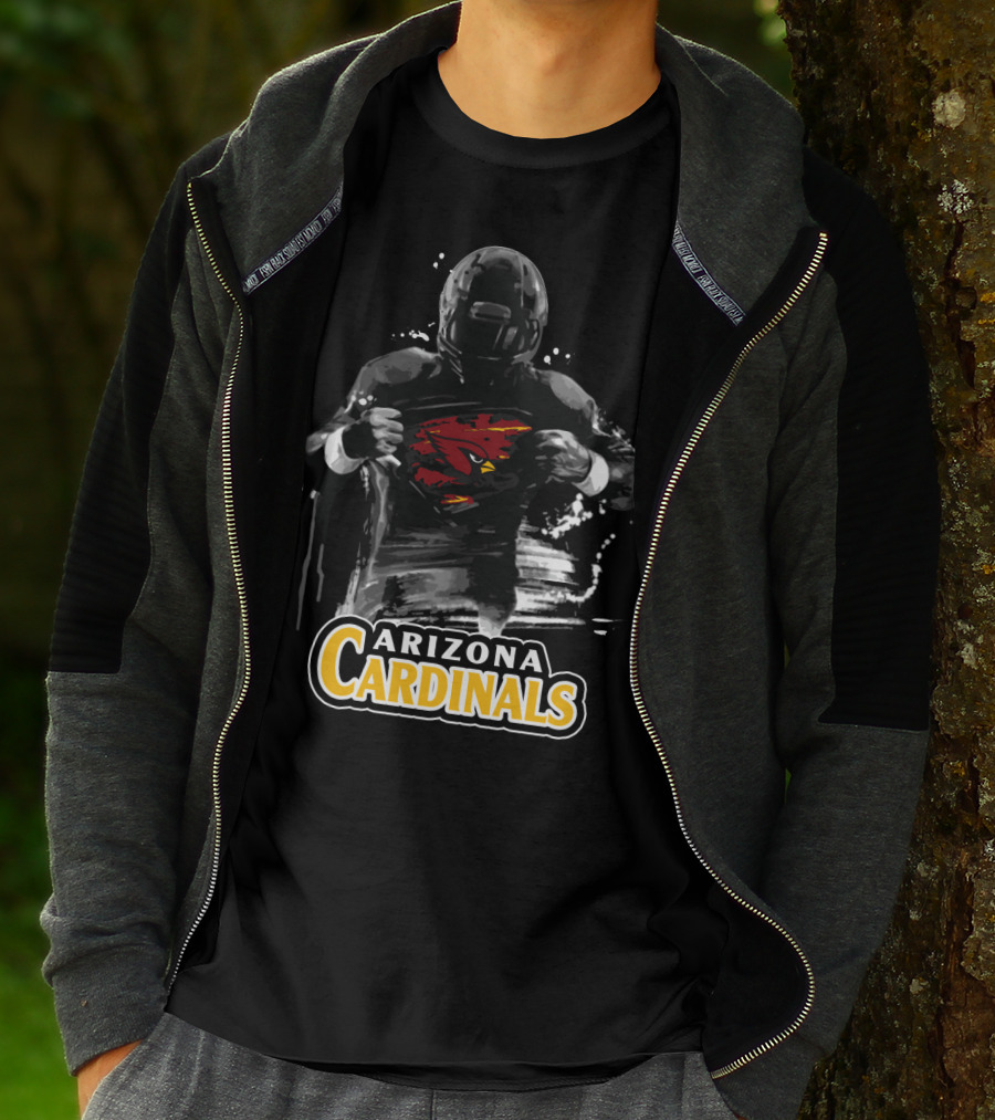 Arizona Cardinals Football Hero Emblem Reveal T-Shirt