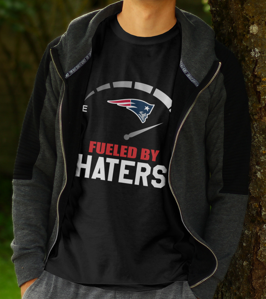 New England Patriots Fueled By Haters Gauge T-Shirt