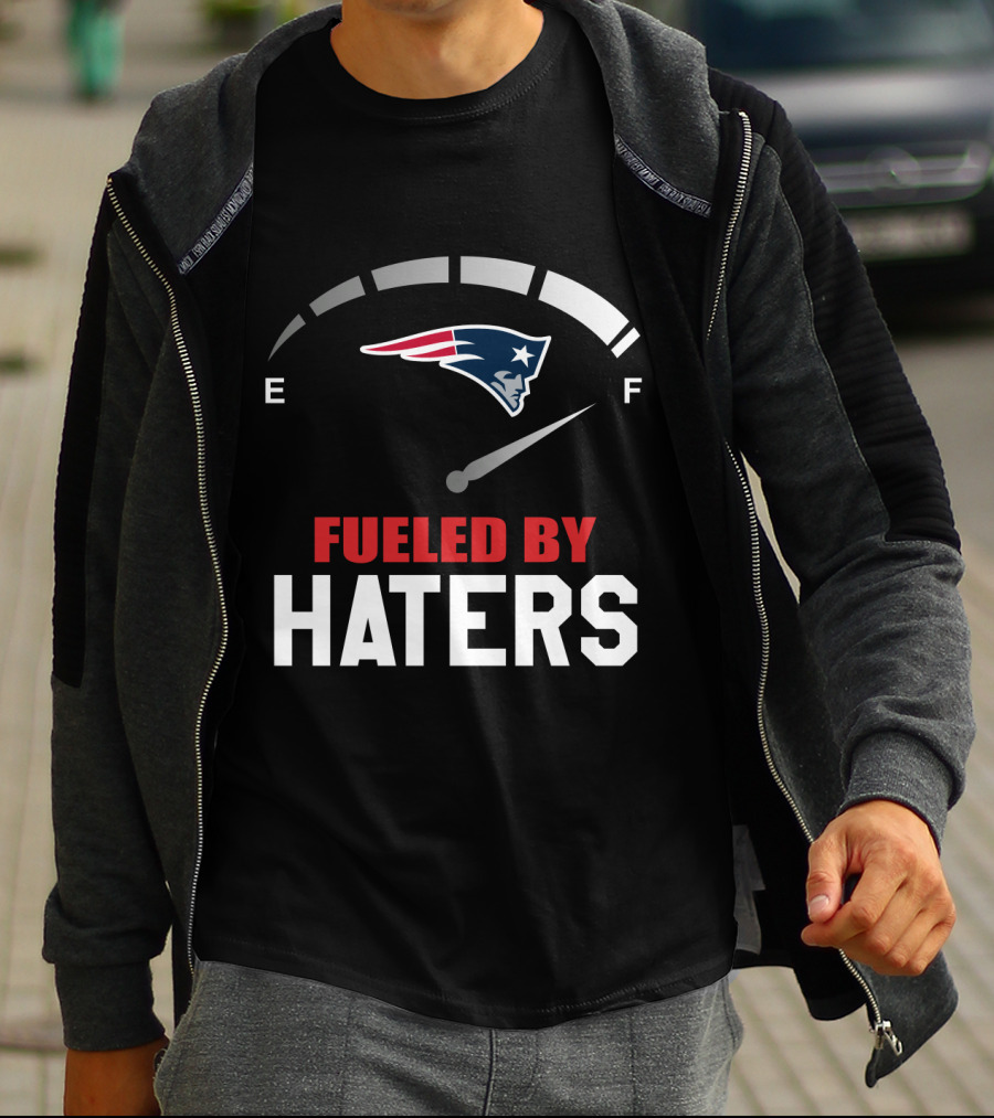 New England Patriots Fueled By Haters Gauge T-Shirt