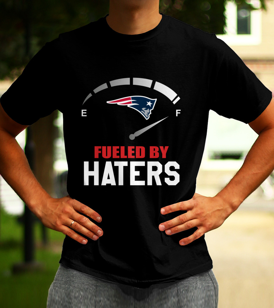 New England Patriots Fueled By Haters Gauge T-Shirt
