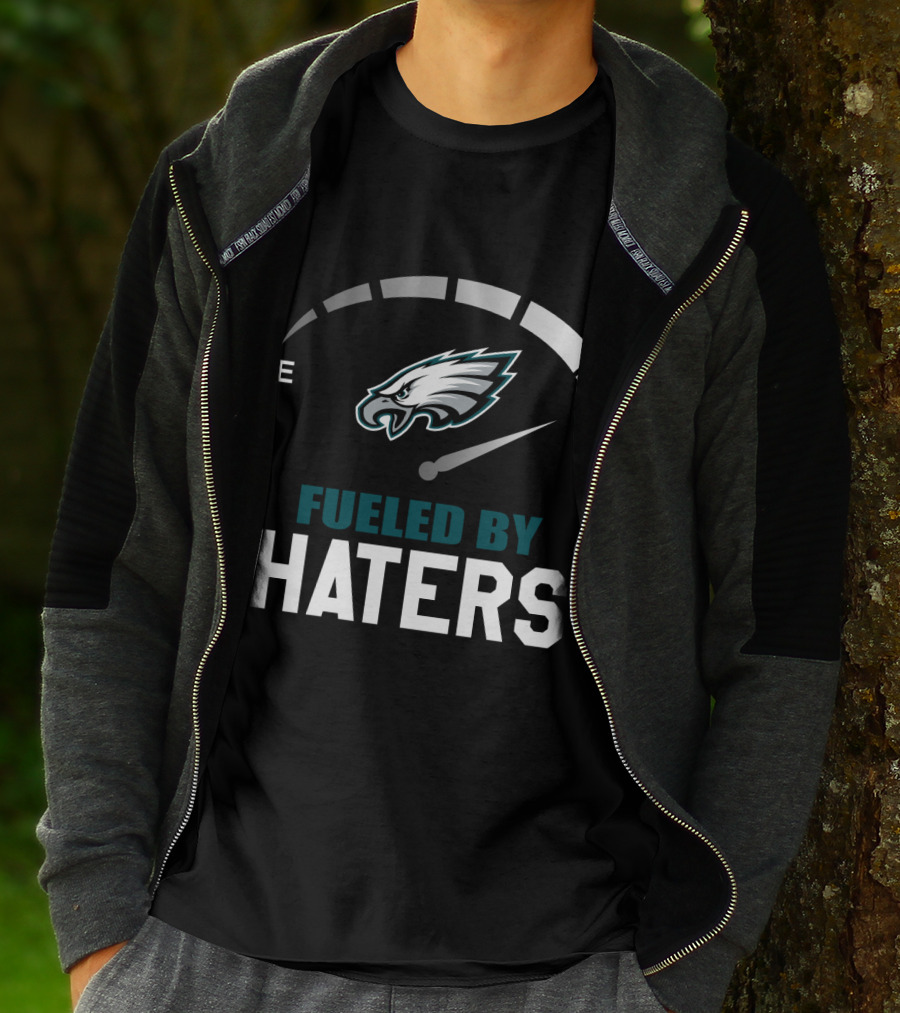Philadelphia Eagles Fueled By Haters E F Speedometer T-Shirt