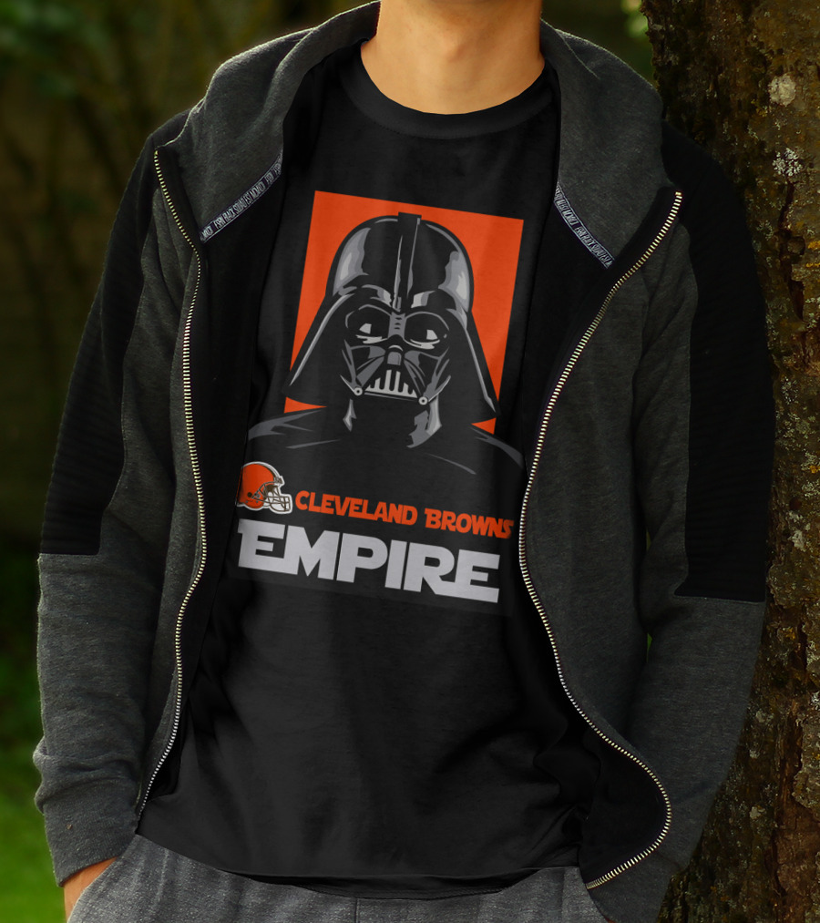 Cleveland Browns Empire Darth Vader Helmet T-Shirt