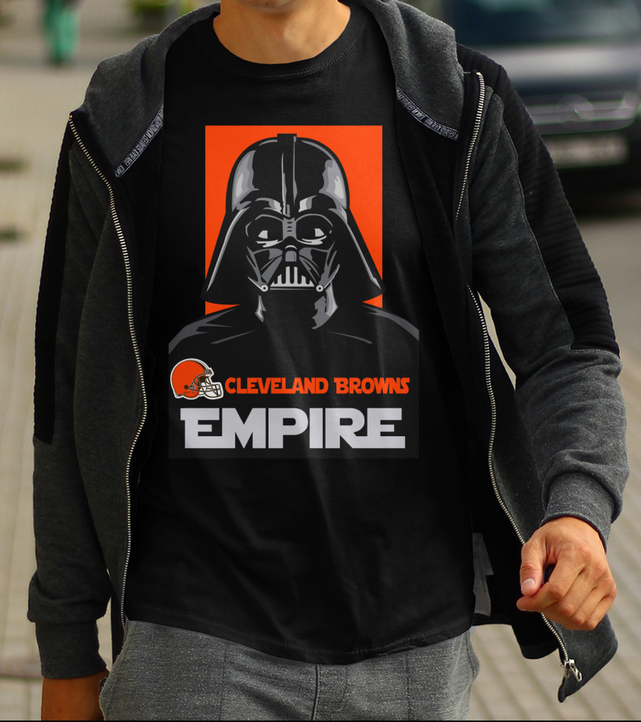 Cleveland Browns Empire Darth Vader Helmet T-Shirt