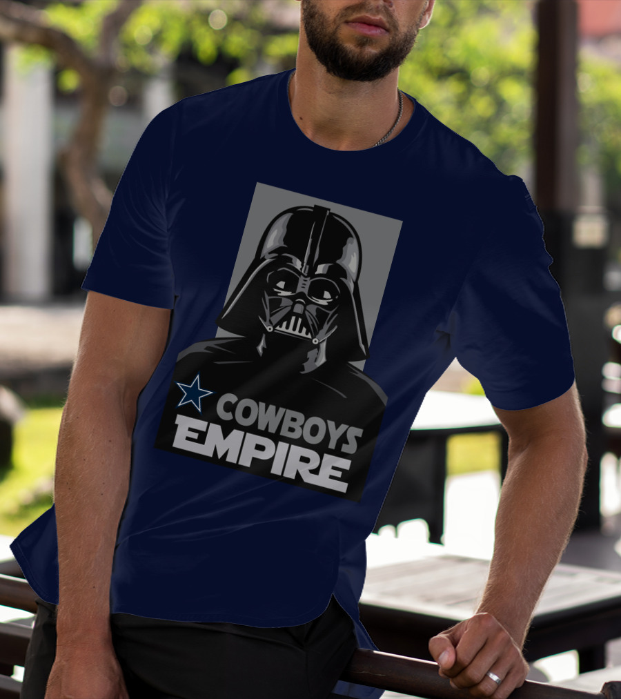 Cowboys Empire Darth Vader Star Wars Dallas Cowboys Star T-Shirt