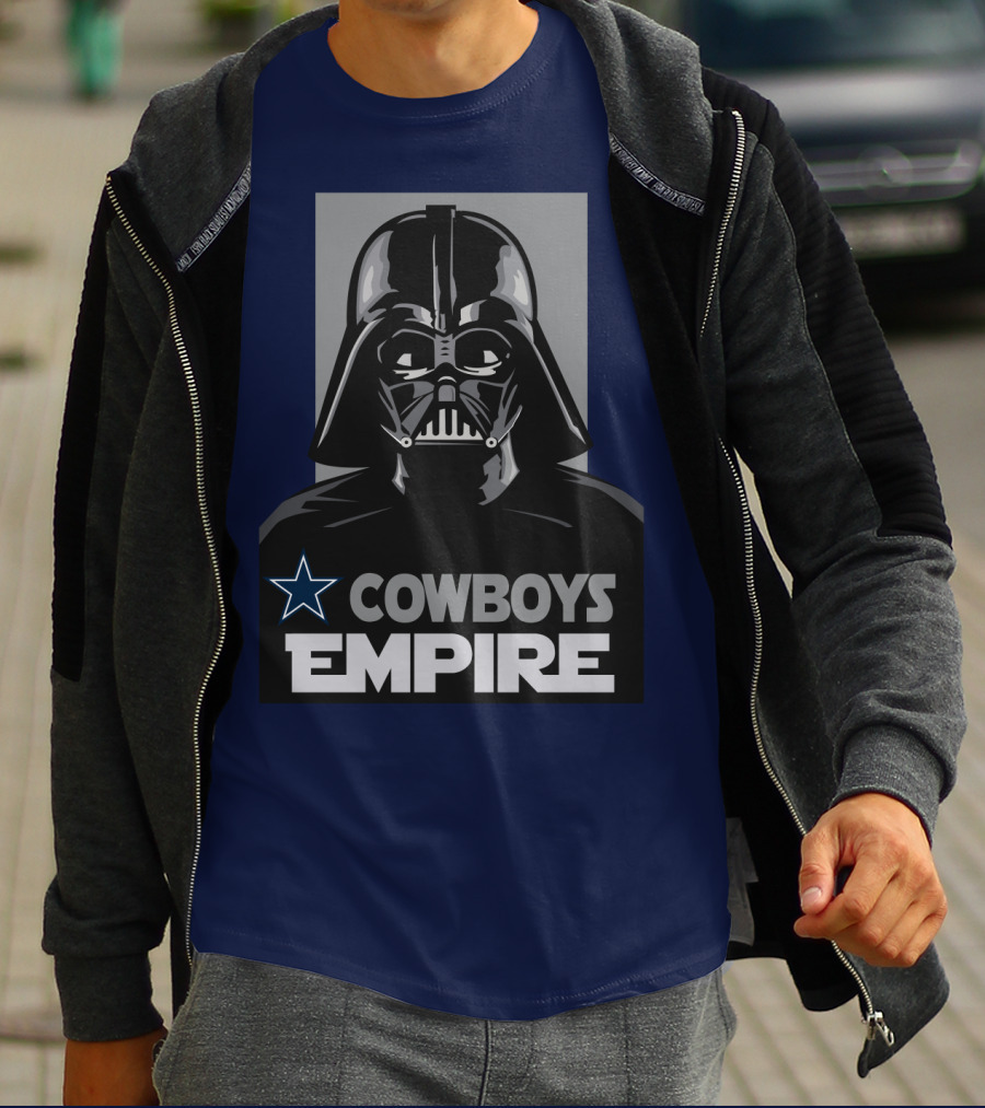 Cowboys Empire Darth Vader Star Wars Dallas Cowboys Star T-Shirt