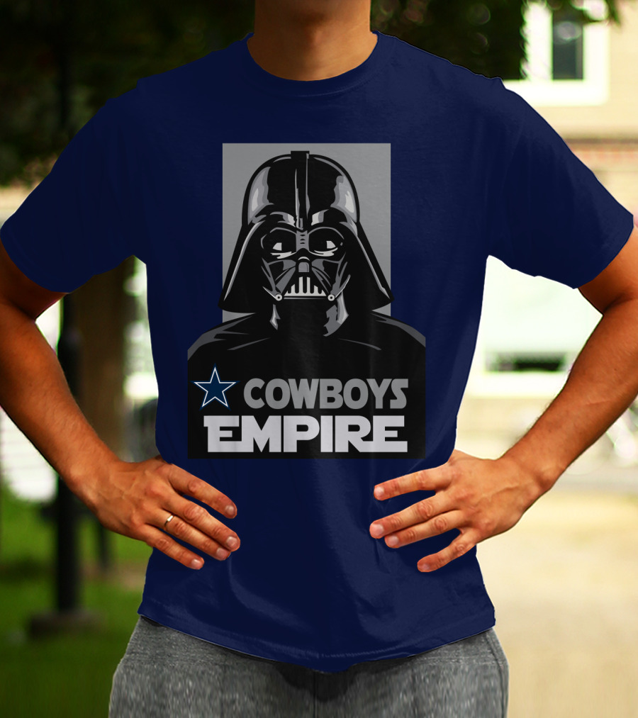 Cowboys Empire Darth Vader Star Wars Dallas Cowboys Star T-Shirt