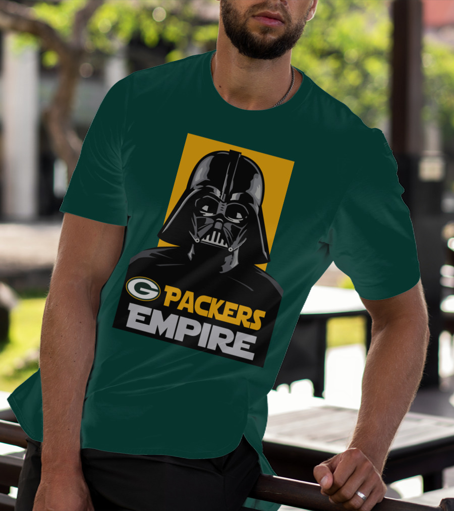 Packers Empire Darth Vader Green Bay T-Shirt