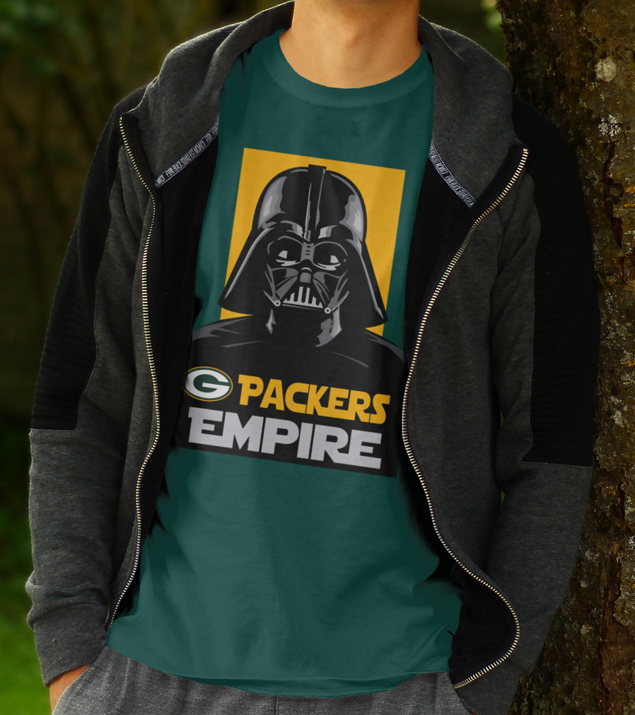 Packers Empire Darth Vader Green Bay T-Shirt