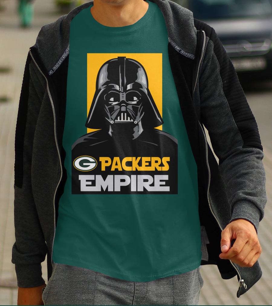 Packers Empire Darth Vader Green Bay T-Shirt