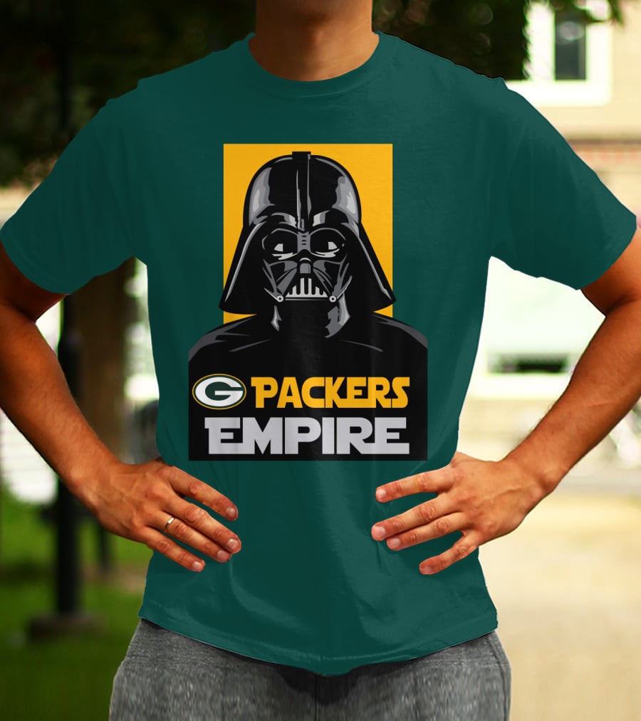 Packers Empire Darth Vader Green Bay T-Shirt