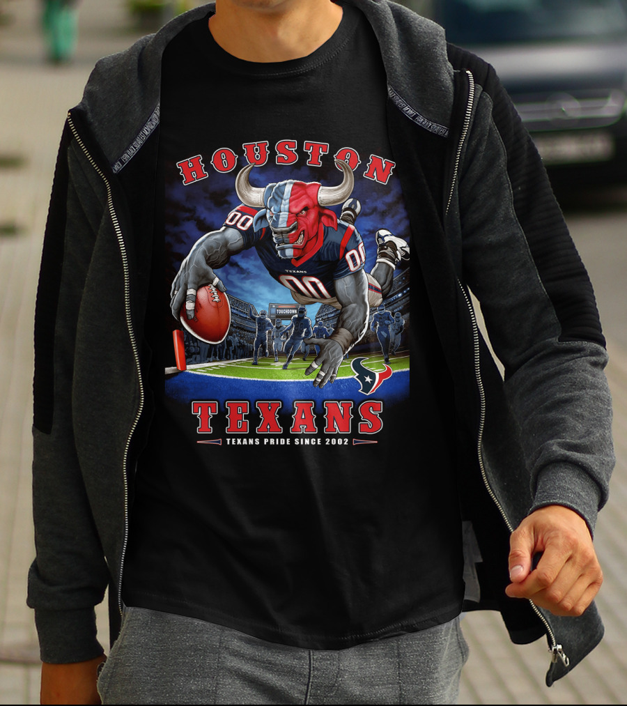 Houston Texans End Zone Texans Pride Since 2002 T-Shirt