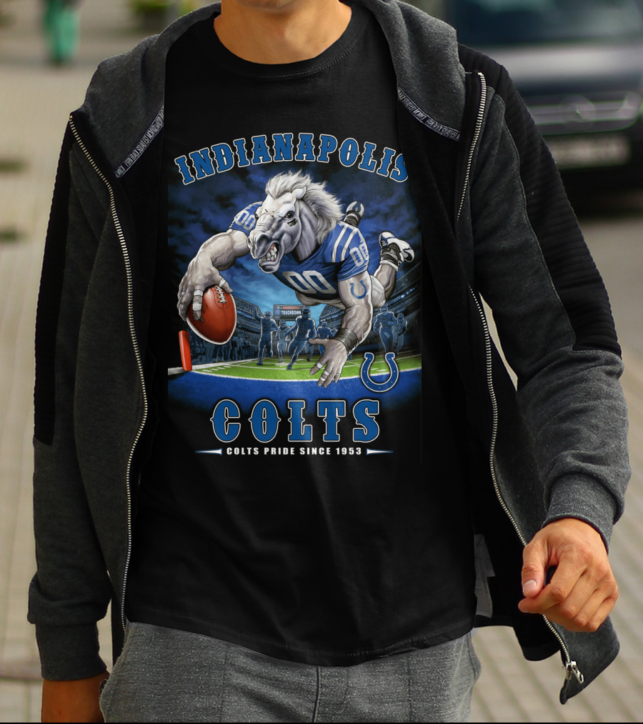 Indianapolis Colts Pride Since 1953 End Zone Touchdown Nfl T-Shirt