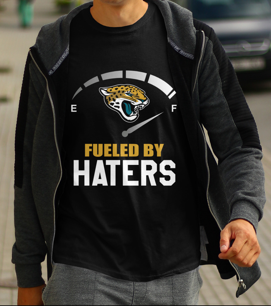 Fueled By Haters Jacksonville Jaguars Motif T-Shirt