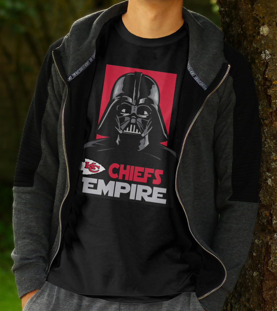 Chiefs Empire Darth Vader Kansas City Chiefs Fan Collaboration T-Shirt