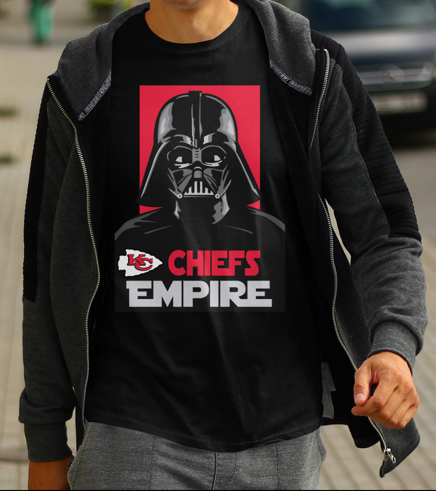 Chiefs Empire Darth Vader Kansas City Chiefs Fan Collaboration T-Shirt