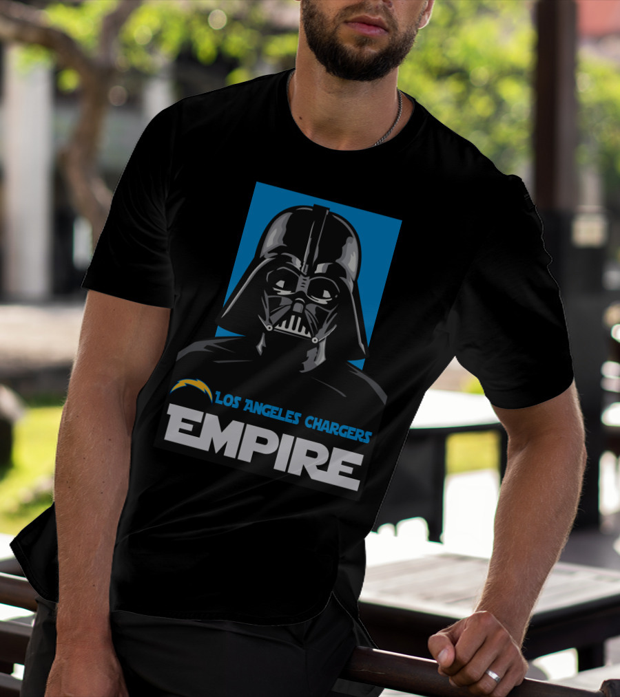 Los Angeles Chargers Empire Darth Vader T-Shirt