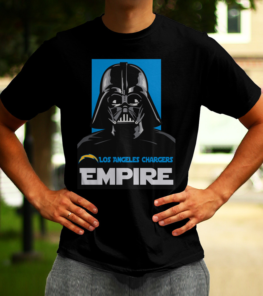 Los Angeles Chargers Empire Darth Vader T-Shirt