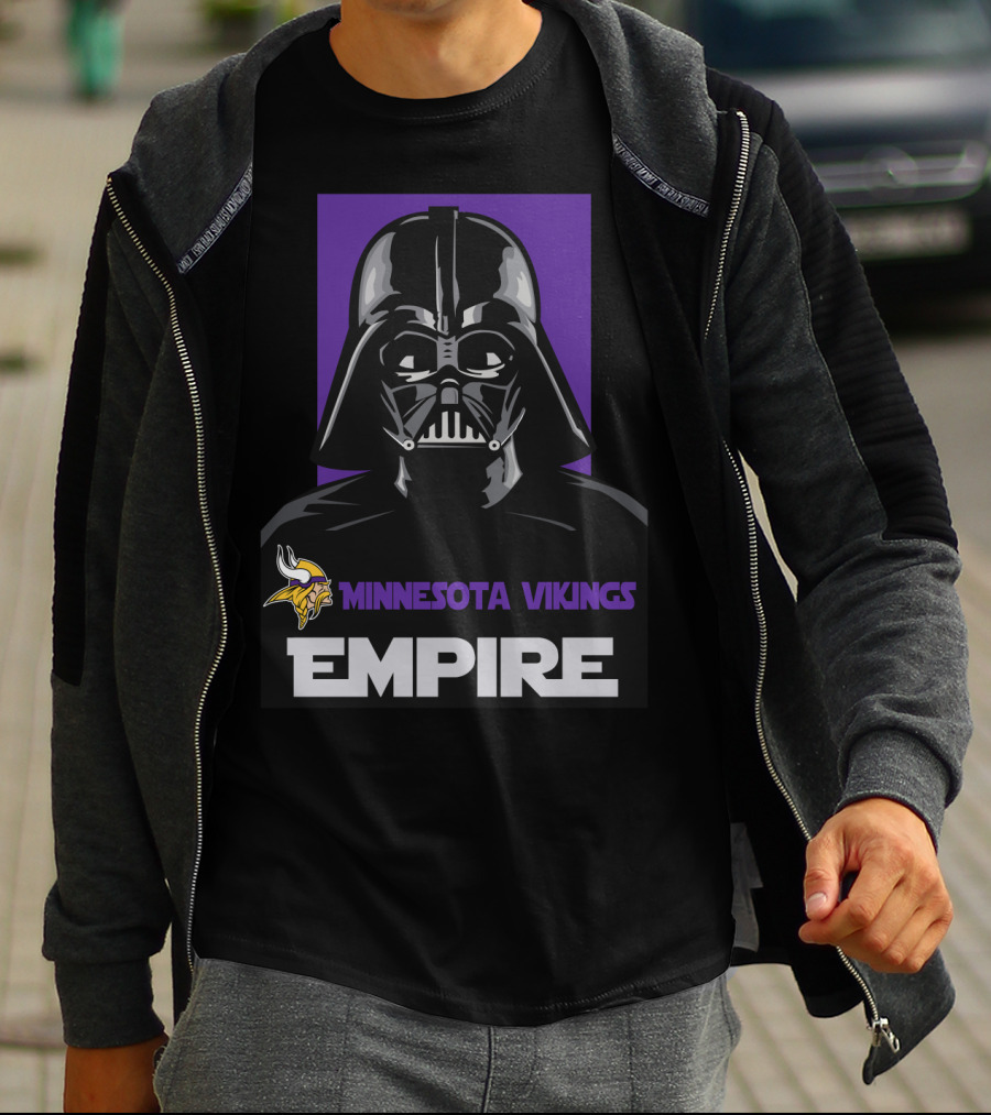 Minnesota Vikings Empire Vader Helmet T-Shirt