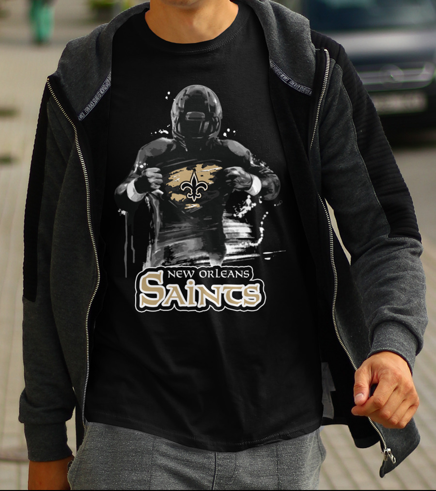 New Orleans Saints Football Hero Fleur-De-Lis T-Shirt