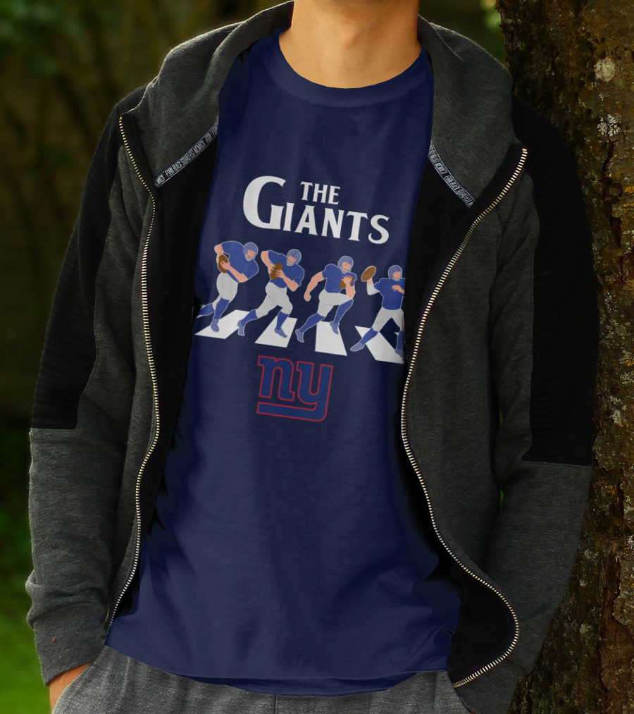 The Giants Ny Football Players Abbey Road T-Shirt