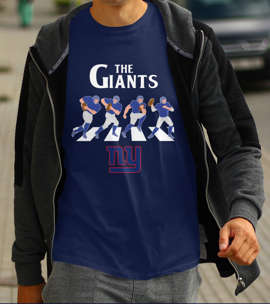 The Giants Ny Football Players Abbey Road T-Shirt