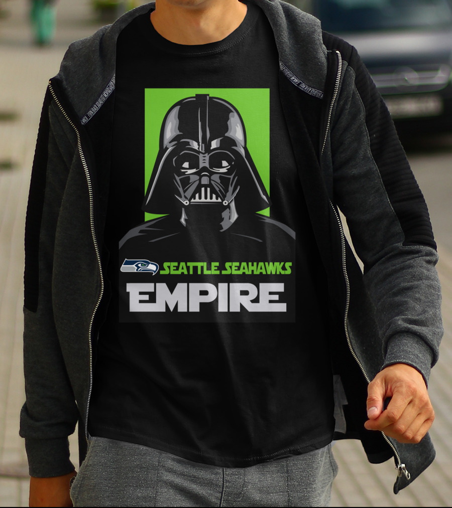 Seattle Seahawks Empire Darth Vader T-Shirt