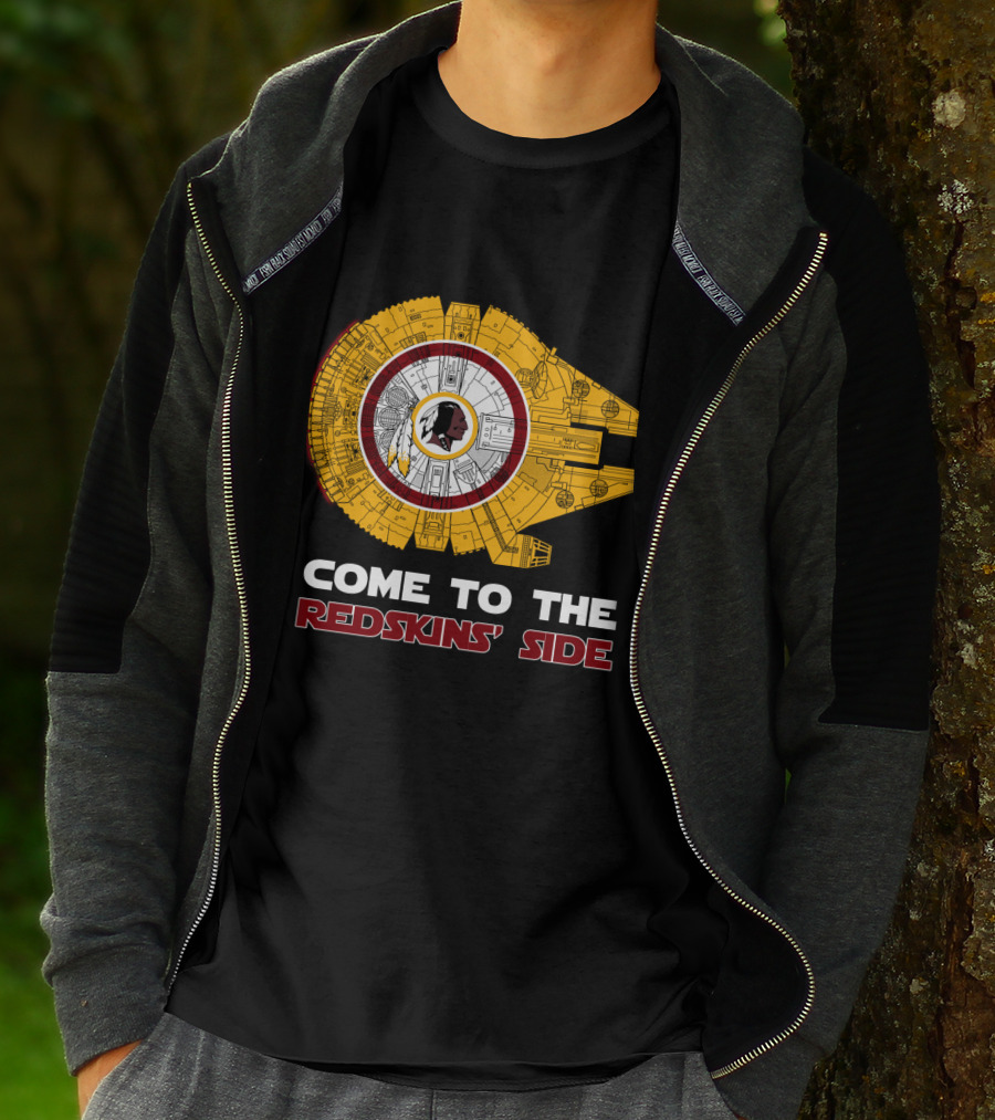 Come To The Redskins' Side Millennium Falcon Mix T-Shirt
