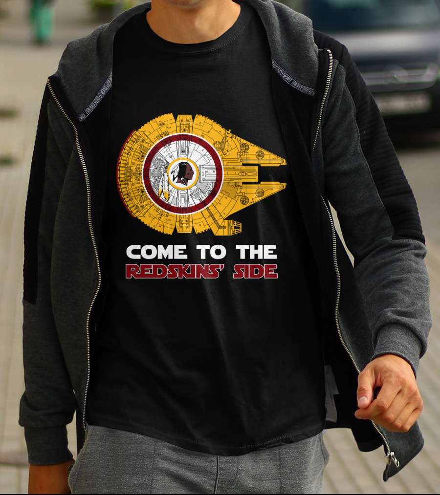 Come To The Redskins' Side Millennium Falcon Mix T-Shirt