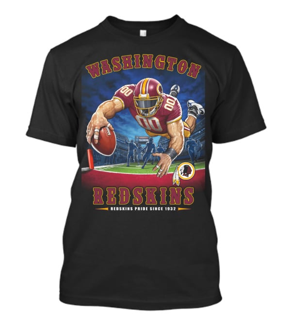 Washington Redskins Pride Since 1932 Touchdown Nfl End Zone T-Shirt