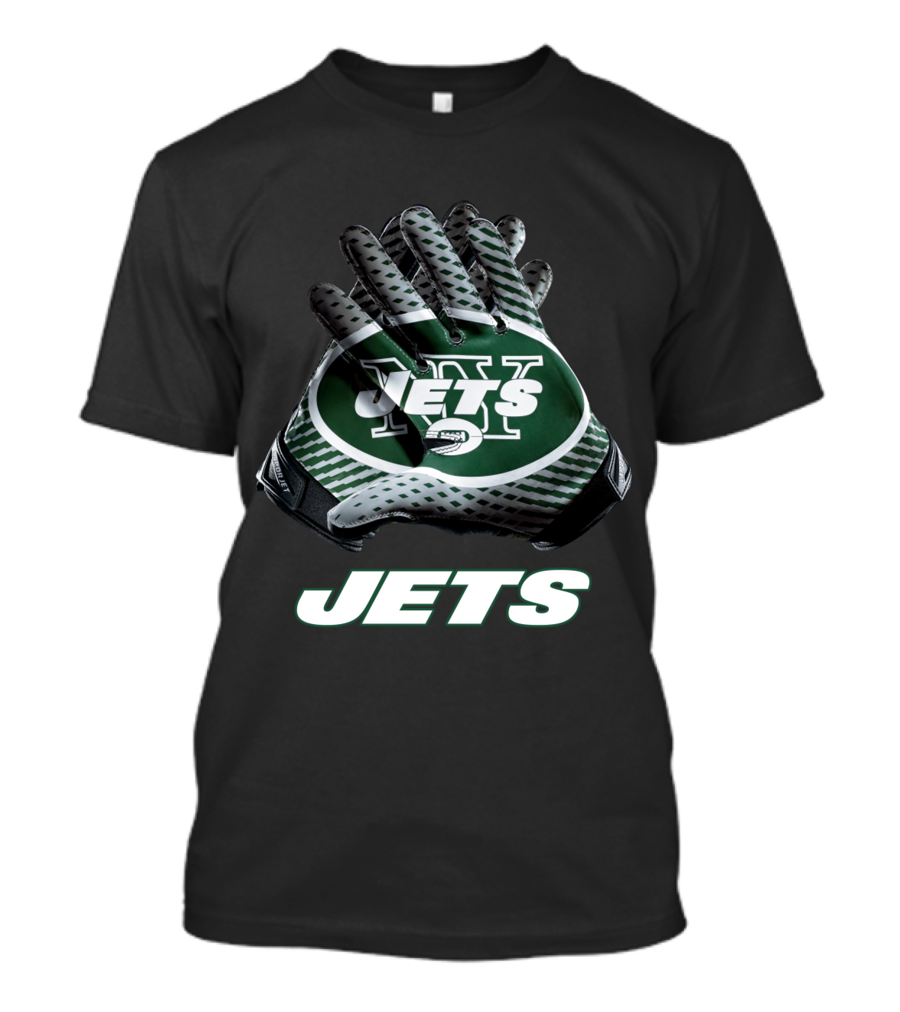 New York Jets Nfl Team Logo Gloves Jets T-Shirt
