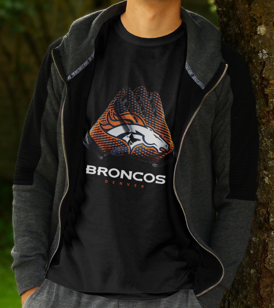 Denver Broncos Nfl Gloves Broncos Denver T-Shirt