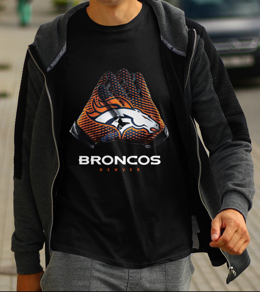 Denver Broncos Nfl Gloves Broncos Denver T-Shirt