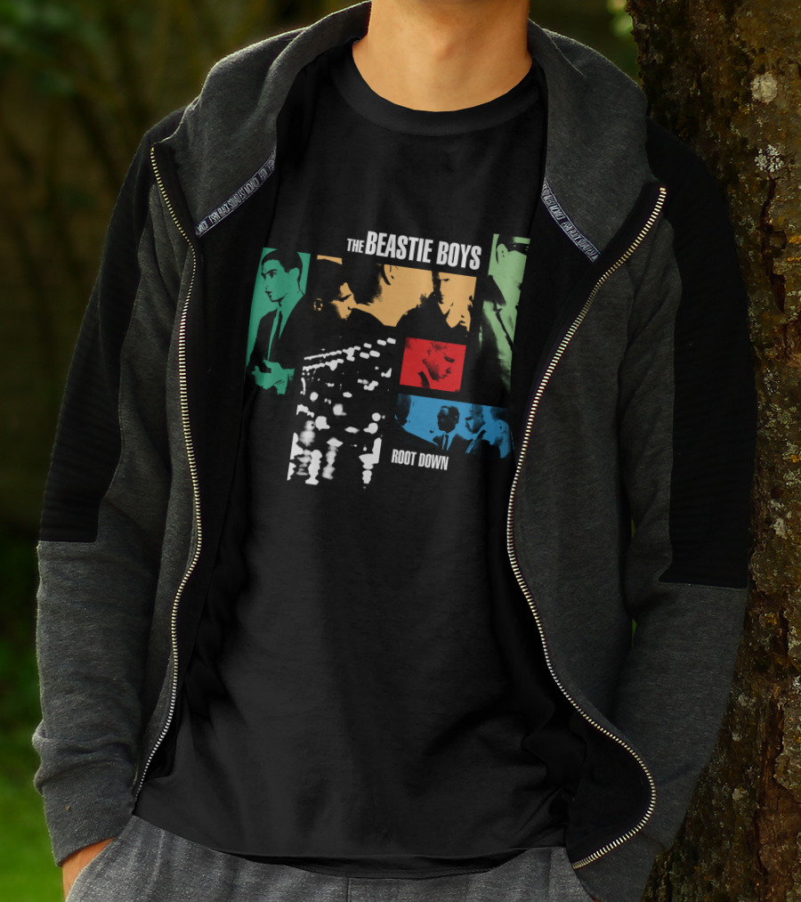 The Beastie Boys Root Down Colorful Collage T-Shirt