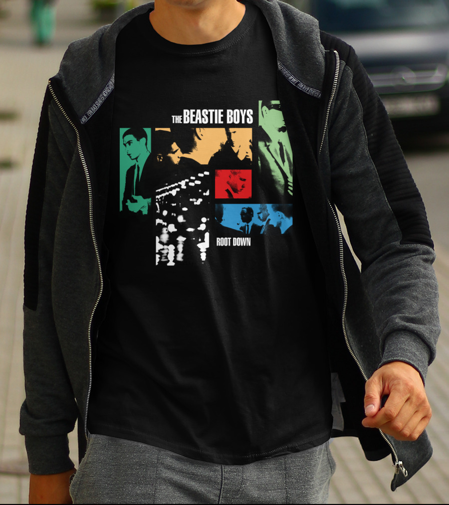 The Beastie Boys Root Down Colorful Collage T-Shirt