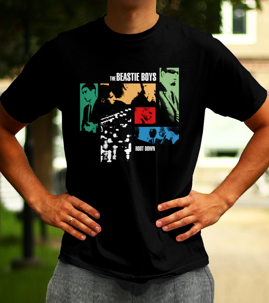 The Beastie Boys Root Down Colorful Collage T-Shirt