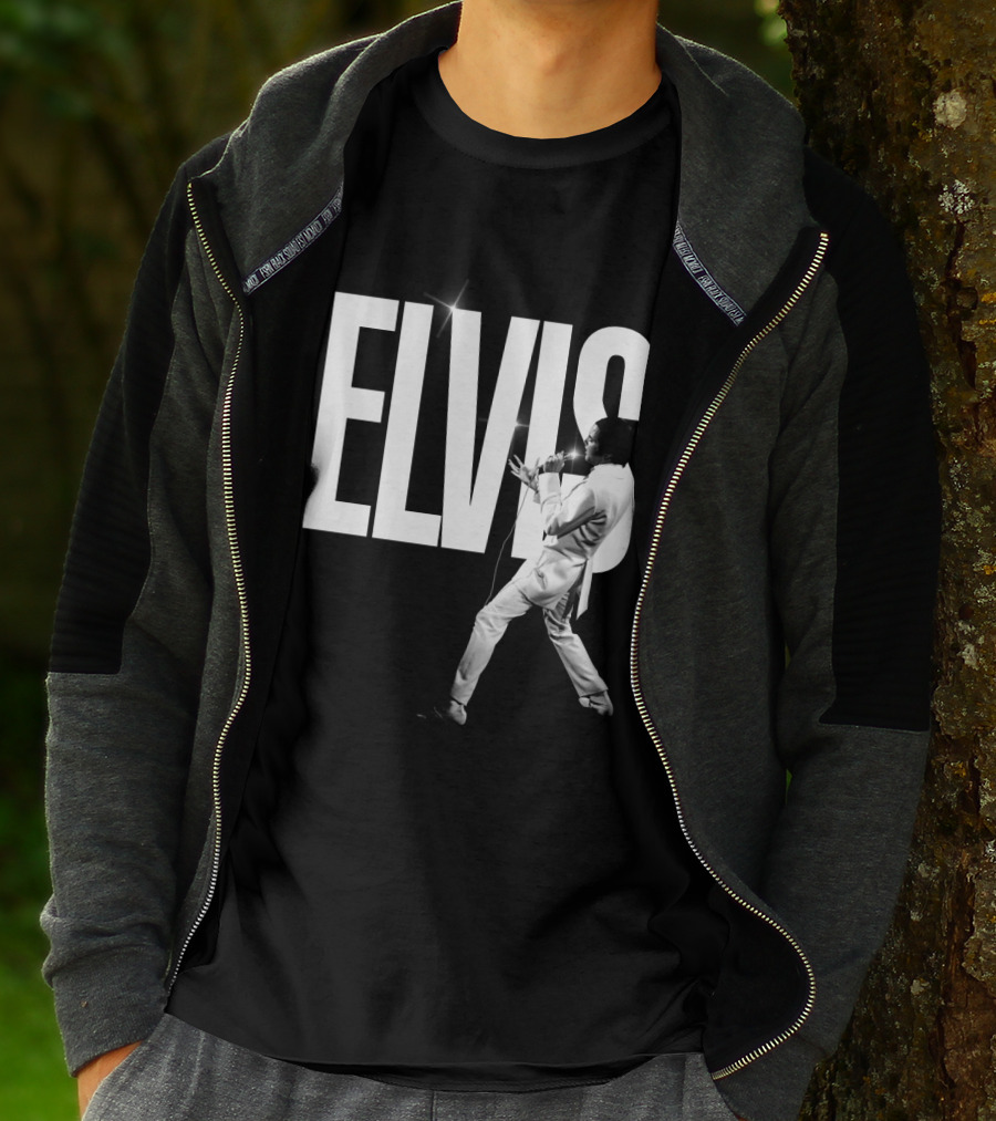 Elvis Sparkling Stage Performance T-Shirt