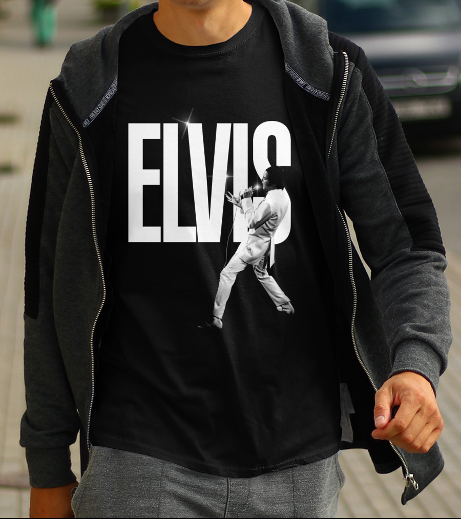 Elvis Sparkling Stage Performance T-Shirt