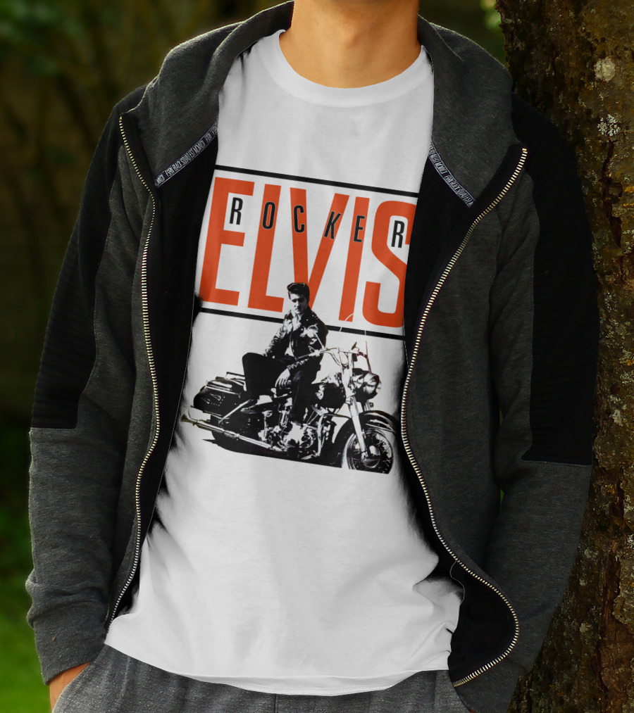 ELVIS Rocker Motorcycle T-Shirt