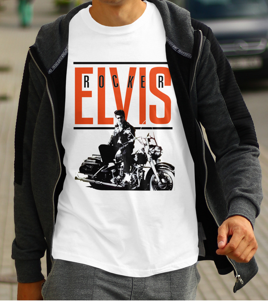 ELVIS Rocker Motorcycle T-Shirt