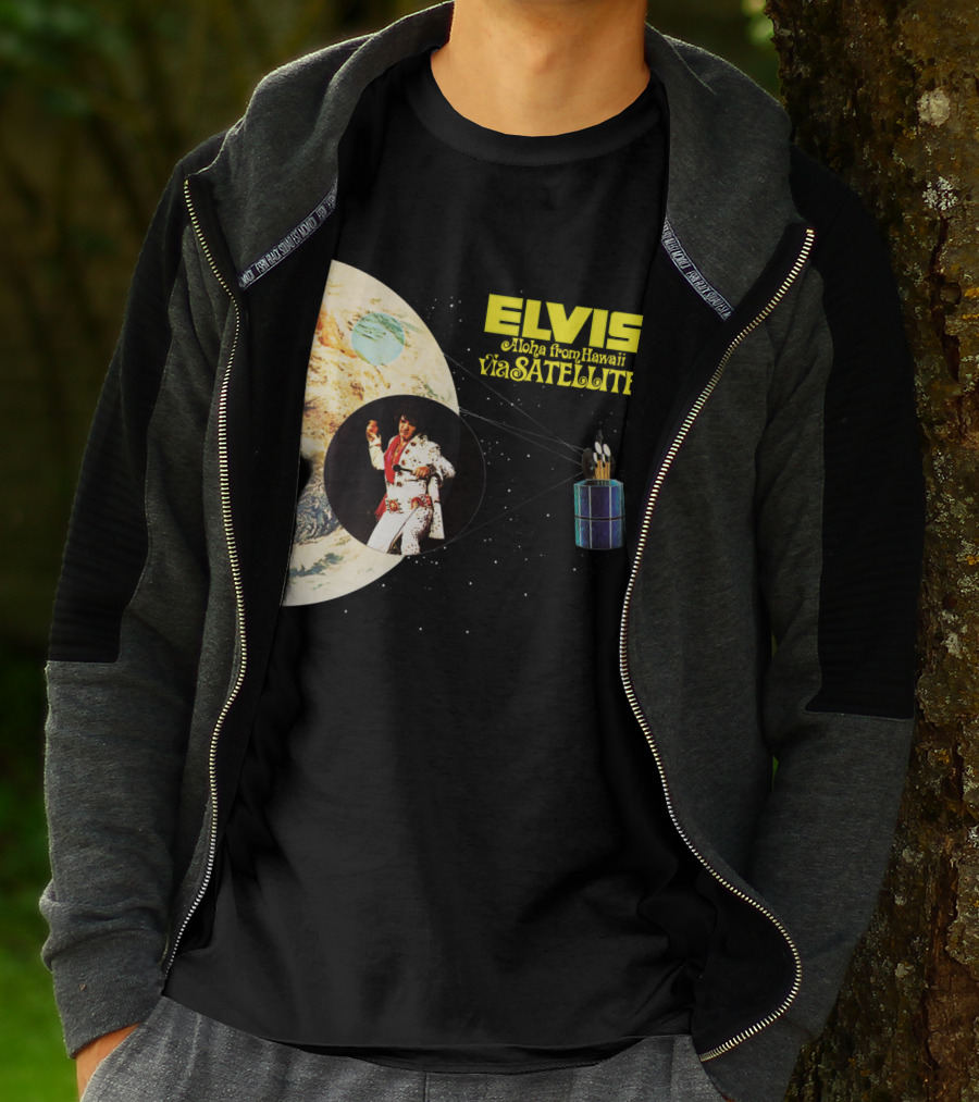 Elvis Aloha From Hawaii Via Satellite Earth Image Performance T-Shirt