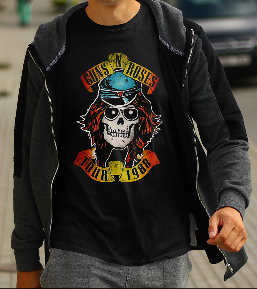 Guns N' Roses Tour 1988 Skull T-Shirt