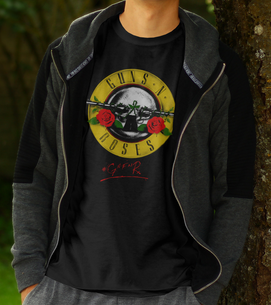 Guns N' Roses Logo GNR 15 #GnFnR T-Shirt