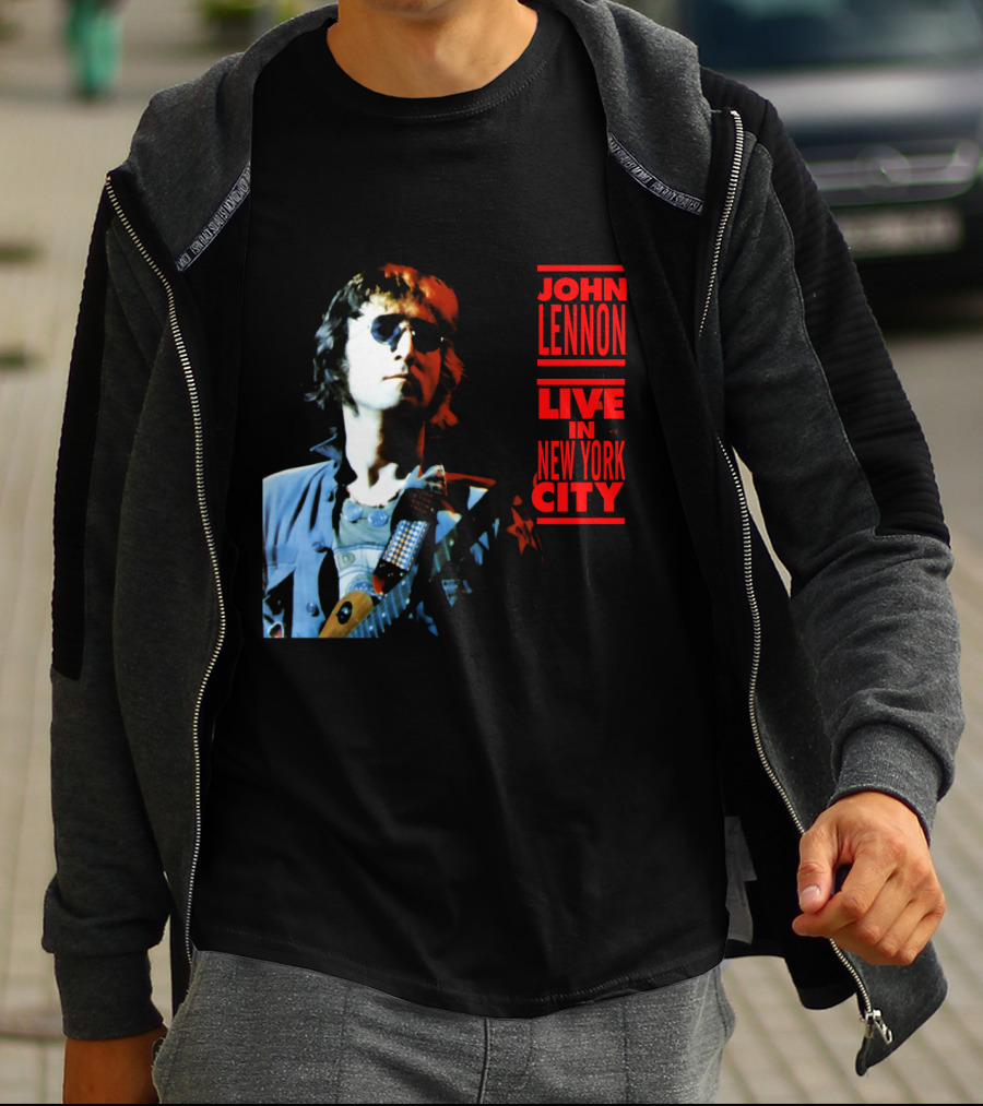 John Lennon Live In New York City T-Shirt