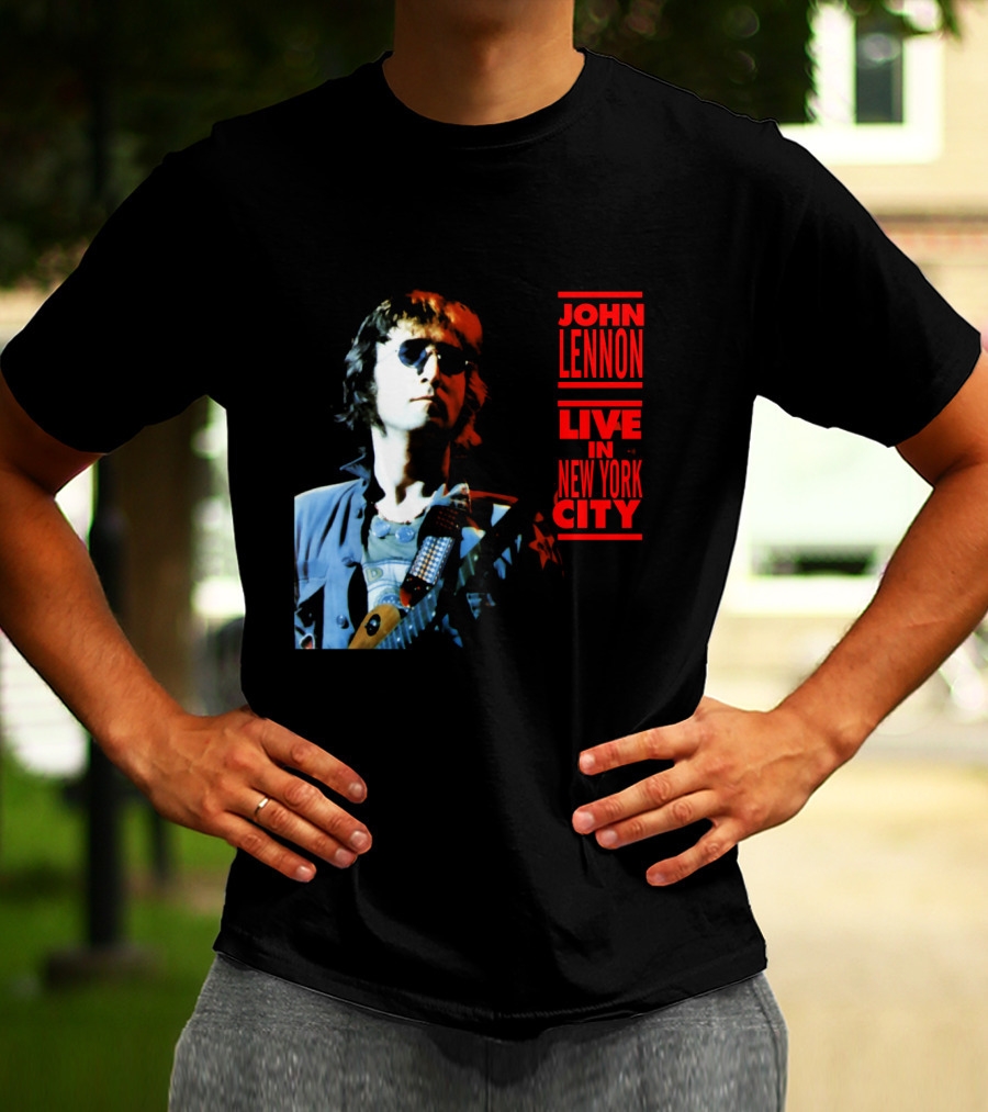 John Lennon Live In New York City T-Shirt